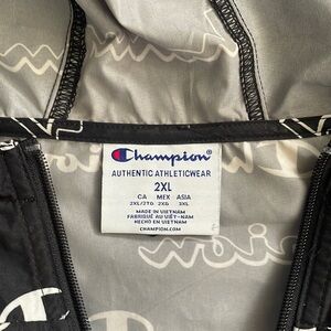 Champion Repeat Logo Quarter Zip Windbreaker